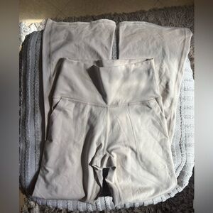 Offline by Aerie tan flare leggings- size Small short inseam